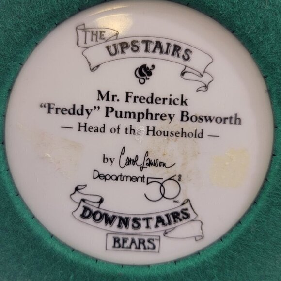 Department 56 Mr. Frederic “Freddy” Pumphrey Bosworth Downstairs Bears Figurine - Picture 14 of 16